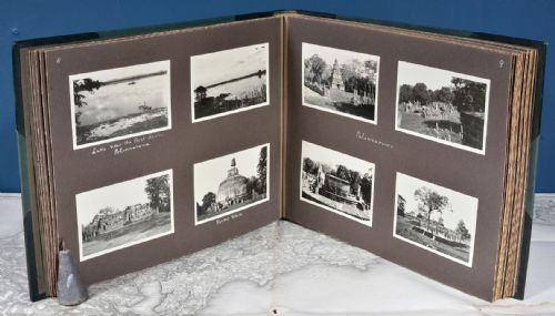 A FINE 1920'S WORLD TOUR LEATHER PHOTO ALBUM - ADDITIONAL PHOTO 4
