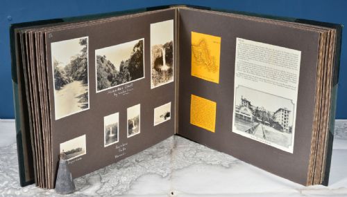 A FINE 1920'S WORLD TOUR LEATHER PHOTO ALBUM - ADDITIONAL PHOTO 7