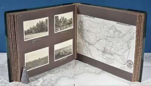 A FINE 1920'S WORLD TOUR LEATHER PHOTO ALBUM - ADDITIONAL PHOTO 9