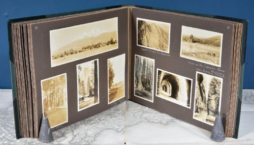A FINE 1920'S WORLD TOUR LEATHER PHOTO ALBUM - ADDITIONAL PHOTO 13