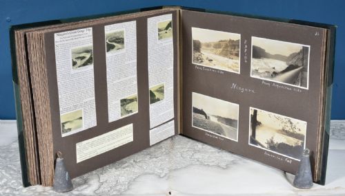 A FINE 1920'S WORLD TOUR LEATHER PHOTO ALBUM - ADDITIONAL PHOTO 21