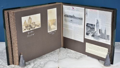 A FINE 1920'S WORLD TOUR LEATHER PHOTO ALBUM - ADDITIONAL PHOTO 23