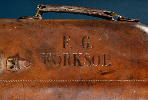 FG WORKSOP'S LEATHER 'LEG O' MUTTON' SHOTGUN CASE C1870 - ADDITIONAL PHOTO 1