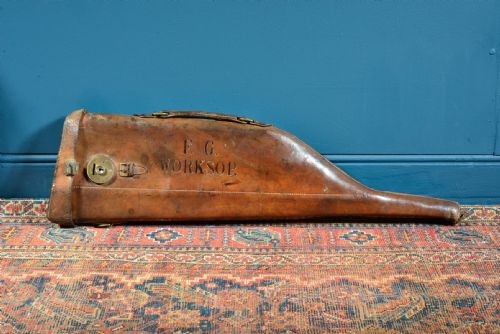 FG WORKSOP'S LEATHER 'LEG O' MUTTON' SHOTGUN CASE C1870 - ADDITIONAL PHOTO 2