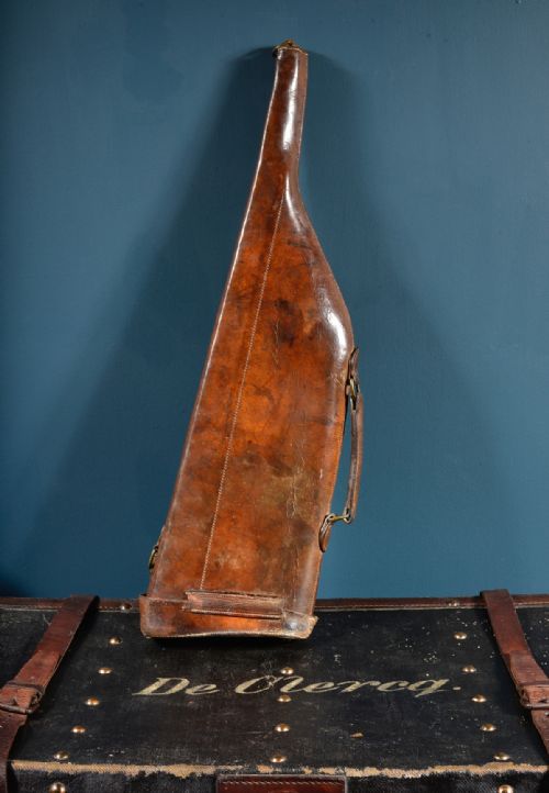 FG WORKSOP'S LEATHER 'LEG O' MUTTON' SHOTGUN CASE C1870 - ADDITIONAL PHOTO 5