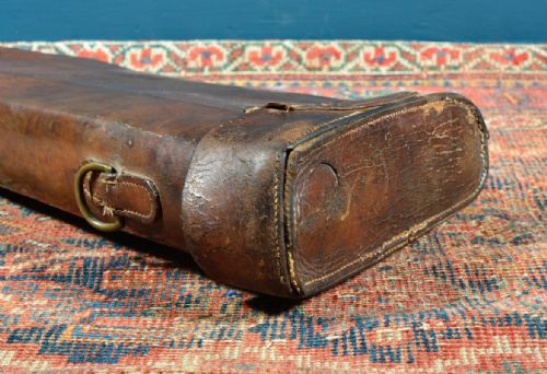 FG WORKSOP'S LEATHER 'LEG O' MUTTON' SHOTGUN CASE C1870 - ADDITIONAL PHOTO 7