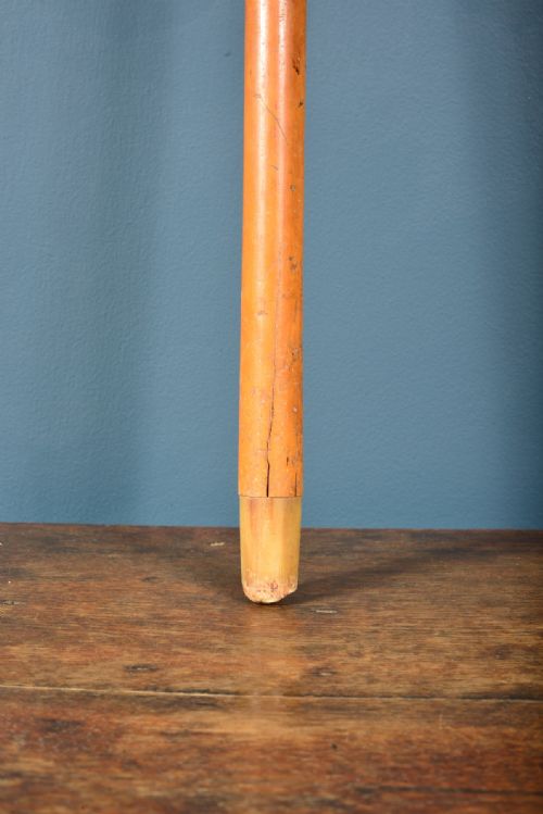 SILVER MOUNTED WALKING STICK CANE BY BRIGG LONDON 1930 - ADDITIONAL PHOTO 2