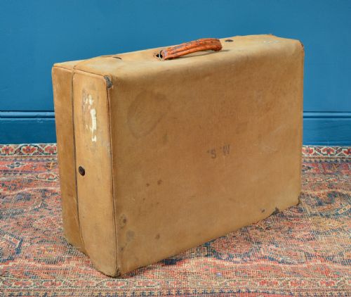 EDWARDIAN LADIES' FITTED LEATHER VANITY CASE COVER INITIALLED MS C1910 - ADDITIONAL PHOTO 1