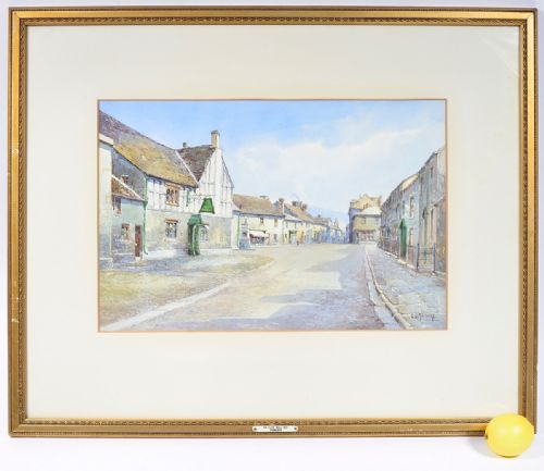 EDGAR JAMES MAYBERY 18871964 YE OLDE BULL INN CAERLEON WATERCOLOUR - ADDITIONAL PHOTO 1