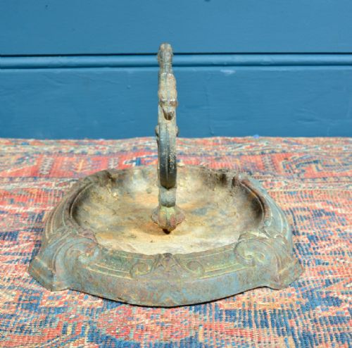VICTORIAN WILD BOAR CAST IRON BOOT SCRAPER C1870 - ADDITIONAL PHOTO 1