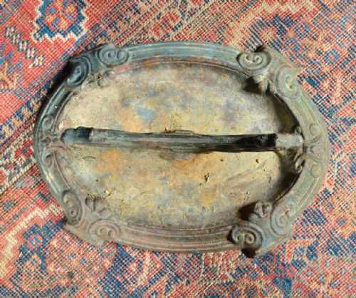 VICTORIAN WILD BOAR CAST IRON BOOT SCRAPER C1870 - ADDITIONAL PHOTO 3