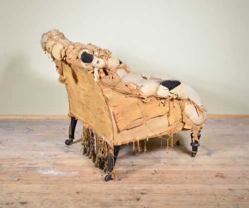 19TH CENTURY FRENCH ARMCHAIR BY MAISON BON MARCHE PARIS C1870 - ADDITIONAL PHOTO 4