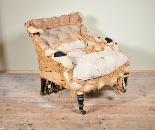 19TH CENTURY FRENCH ARMCHAIR BY MAISON BON MARCHE PARIS C1870 - ADDITIONAL PHOTO 5