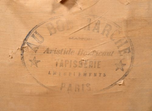 19TH CENTURY FRENCH ARMCHAIR BY MAISON BON MARCHE PARIS C1870 - ADDITIONAL PHOTO 11
