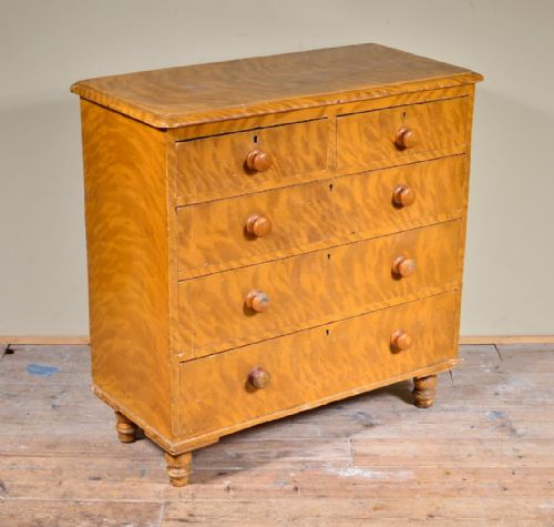 victorian chest of drawers in original paint c1860 - CATEGORY: ANTIQUE CHEST OF DRAWERS - DATED 1860