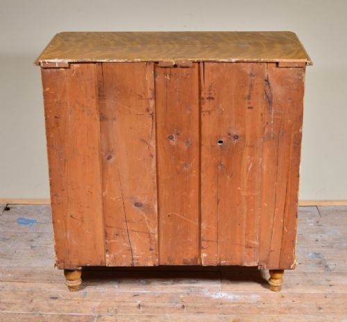 VICTORIAN CHEST OF DRAWERS IN ORIGINAL PAINT C1860 - ADDITIONAL PHOTO 7