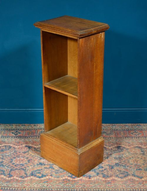 A SMALL COTSWOLD SCHOOL ARTS CRAFTS OAK BOOKCASE C1900 - ADDITIONAL PHOTO 1