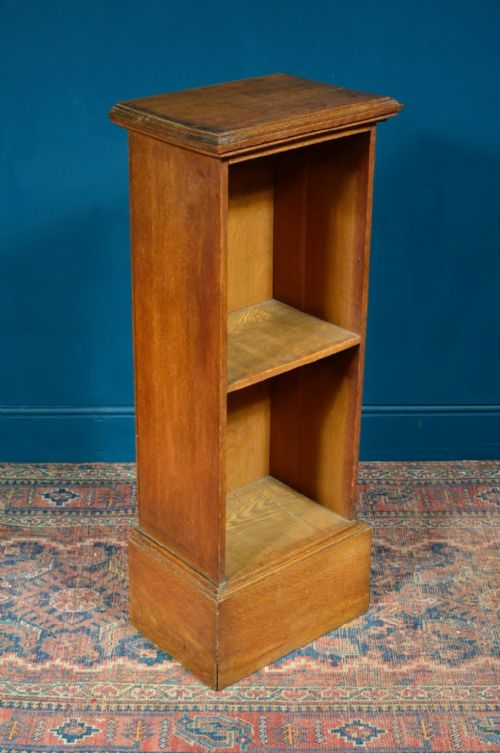 A SMALL COTSWOLD SCHOOL ARTS CRAFTS OAK BOOKCASE C1900 - ADDITIONAL PHOTO 3