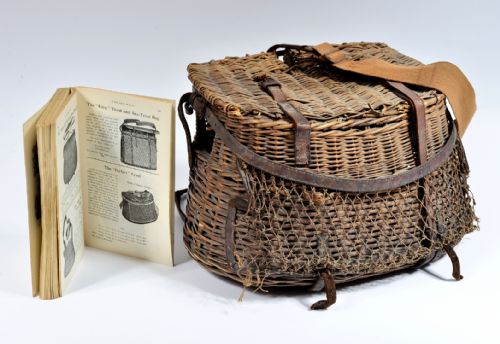 RARE HARDY THE PERFECT NO 1 WICKER FISHING CREEL - ADDITIONAL PHOTO 1