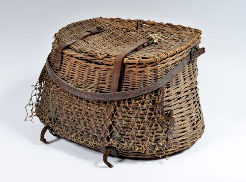 RARE HARDY THE PERFECT NO 1 WICKER FISHING CREEL - ADDITIONAL PHOTO 3