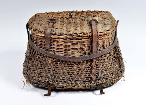 RARE HARDY THE PERFECT NO 1 WICKER FISHING CREEL - ADDITIONAL PHOTO 4