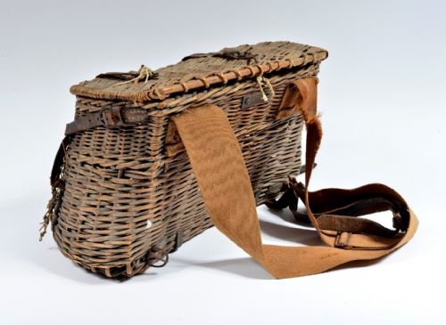 RARE HARDY THE PERFECT NO 1 WICKER FISHING CREEL - ADDITIONAL PHOTO 5