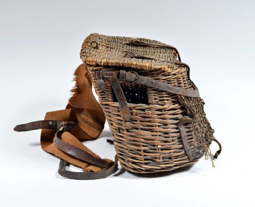 RARE HARDY THE PERFECT NO 1 WICKER FISHING CREEL - ADDITIONAL PHOTO 9