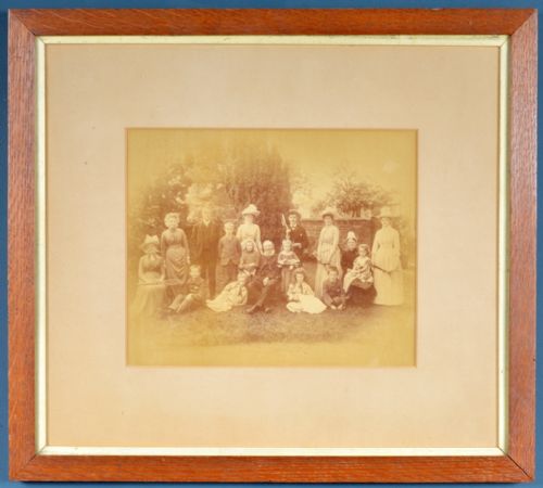 a victorian photograph of the bird family of foxley towcester northamptonshire and later of litchborough towcester c1885 - CATEGORY: ANTIQUE MISCELLANEOUS - DATED 1880