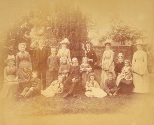 A VICTORIAN PHOTOGRAPH OF THE BIRD FAMILY OF FOXLEY TOWCESTER NORTHAMPTONSHIRE AND LATER OF LITCHBOROUGH TOWCESTER C1885 - ADDITIONAL PHOTO 4