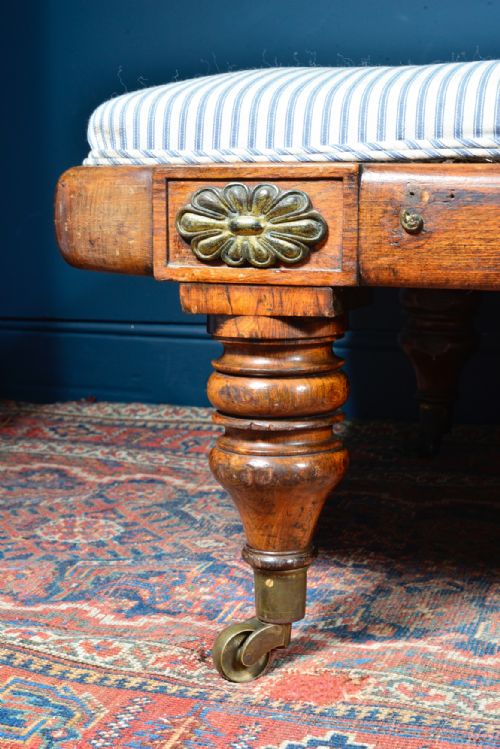 REGENCY SIMULATED ROSEWOOD SCROLL END CHAISE LONGUE C1820 - ADDITIONAL PHOTO 2