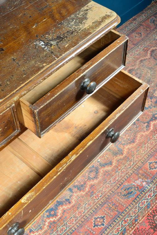 VICTORIAN CHEST OF DRAWERS IN ORIGINAL PAINT C1860 - ADDITIONAL PHOTO 7