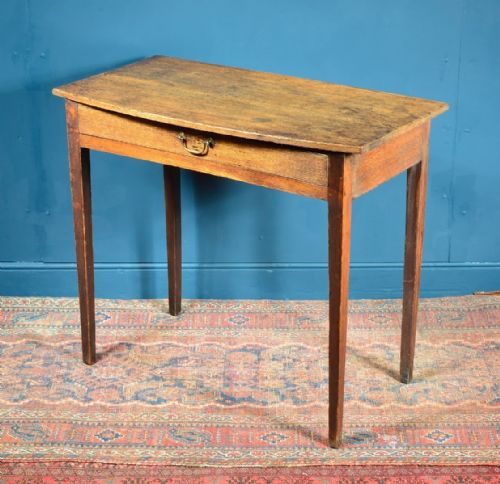 georgian country oak side table c1800 - CATEGORY: ANTIQUE TABLES - DATED 1800