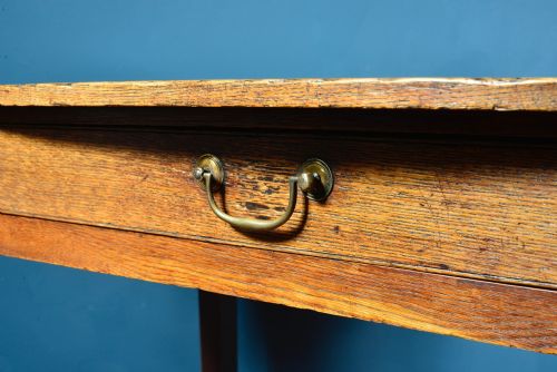 GEORGIAN COUNTRY OAK SIDE TABLE C1800 - ADDITIONAL PHOTO 4