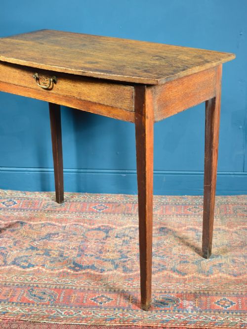 GEORGIAN COUNTRY OAK SIDE TABLE C1800 - ADDITIONAL PHOTO 5