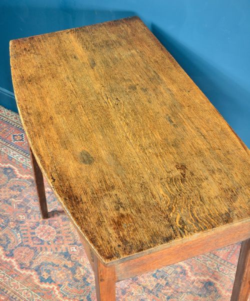 GEORGIAN COUNTRY OAK SIDE TABLE C1800 - ADDITIONAL PHOTO 6