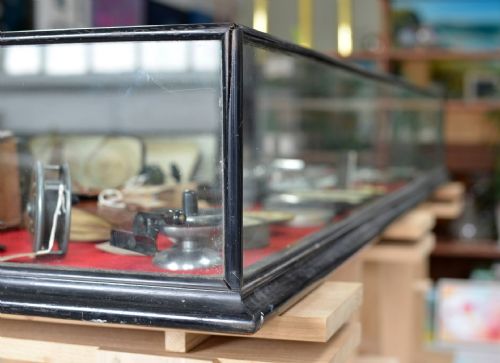 LARGE VICTORIAN EBONISED SHOP OR MUSEUM TABLE TOP DISPLAY CABINET C1895 - ADDITIONAL PHOTO 6
