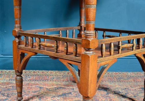 AESTHETIC MOVEMENT OCTAGONAL OCCASIONAL TABLE ATTRIBUTED TO SHOOLBRED C1870 - ADDITIONAL PHOTO 7