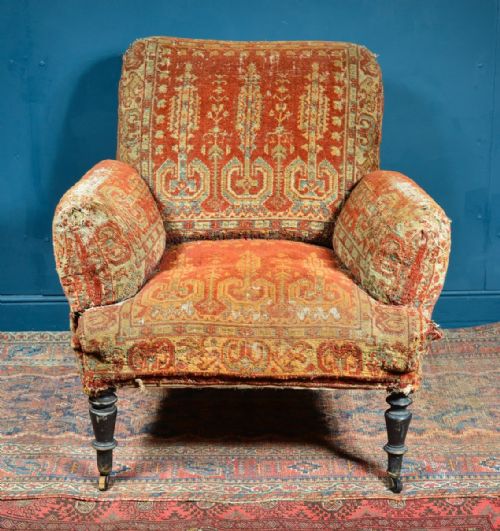 A FRENCH CARPET CHAIR C1880 - ADDITIONAL PHOTO 1