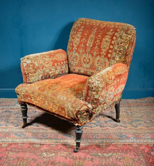 A FRENCH CARPET CHAIR C1880 - ADDITIONAL PHOTO 2