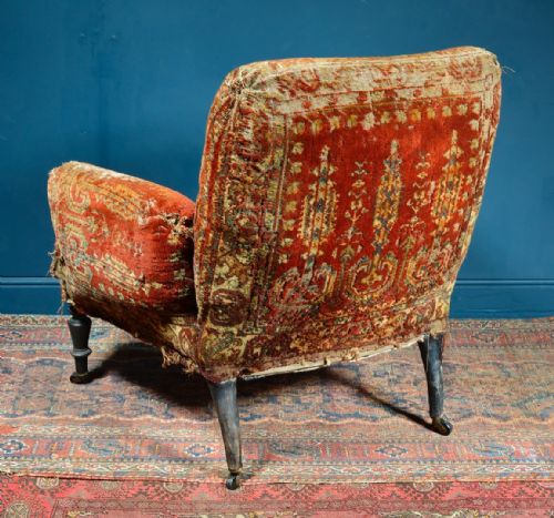 A FRENCH CARPET CHAIR C1880 - ADDITIONAL PHOTO 4