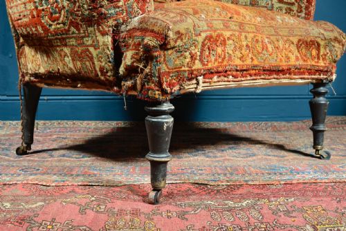 A FRENCH CARPET CHAIR C1880 - ADDITIONAL PHOTO 6