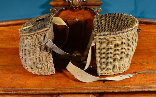 TWO WICKER FISHERMAN'S CREELS EARLY 20TH CENTURY - ADDITIONAL PHOTO 1