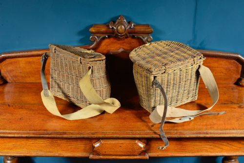 TWO WICKER FISHERMAN'S CREELS EARLY 20TH CENTURY - ADDITIONAL PHOTO 2