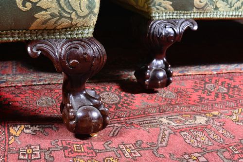 PAIR OF VERY COMFY HOWARD STYLE COUNTRY HOUSE ARMCHAIRS - ADDITIONAL PHOTO 10