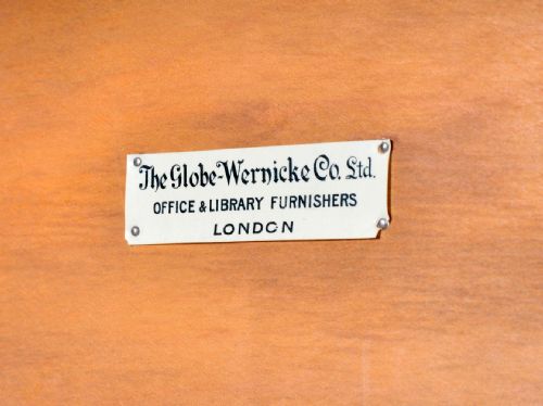 A GOLDEN OAK GLOBE WERNICKE SECTIONAL BOOKCASE C1910 - ADDITIONAL PHOTO 8