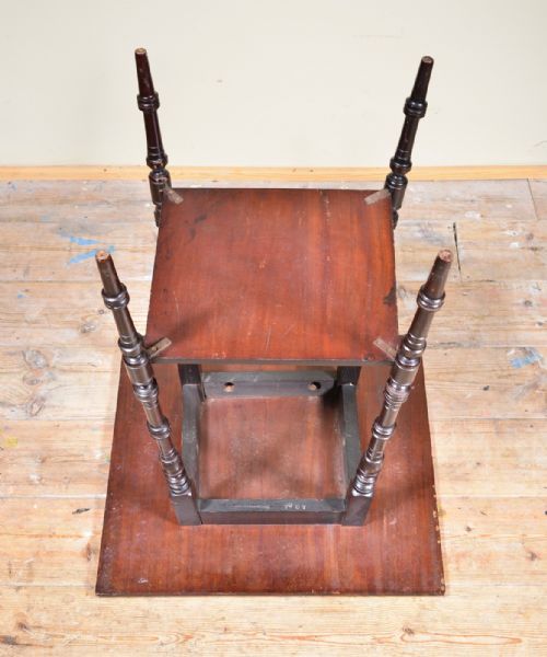A WALNUT AESTHETIC MOVEMENT TABLE BY JAMES SHOOLBRED CO C1880 - ADDITIONAL PHOTO 6