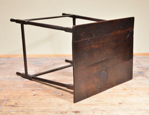 A GEORGIAN OAK SPIDER LEG TABLE C1800 - ADDITIONAL PHOTO 3