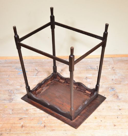 A GEORGIAN OAK SPIDER LEG TABLE C1800 - ADDITIONAL PHOTO 4