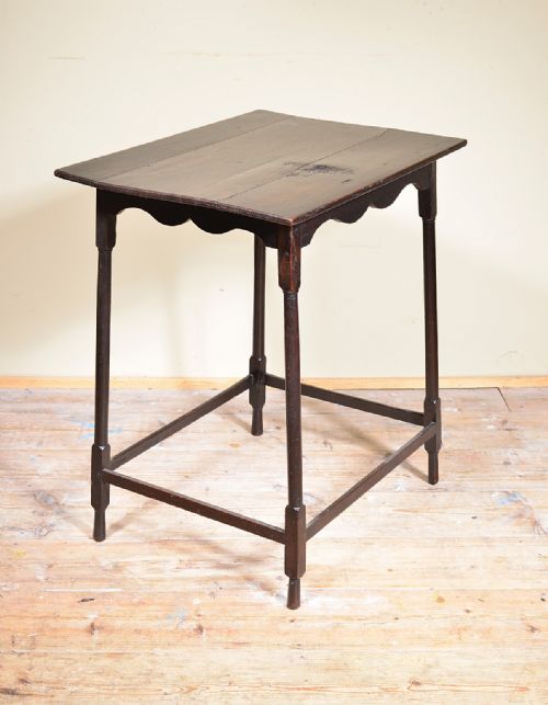 A GEORGIAN OAK SPIDER LEG TABLE C1800 - ADDITIONAL PHOTO 6