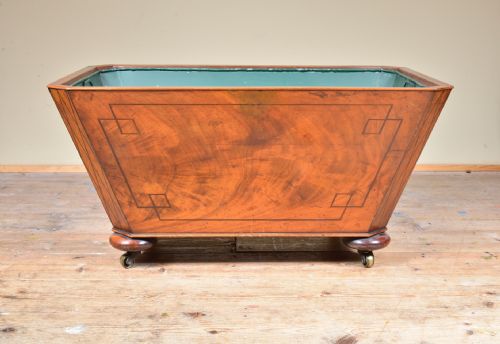 A REGENCY FLAME MAHOGANY WINE COOLER C1820 - ADDITIONAL PHOTO 2